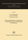 Buchcover Quell- und Lösereaktionen an Polyesterfasern zur Untersuchung von deren Veränderungen und Schädigungen