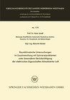 Buchcover Raumklimatische Untersuchungen im Zusammenhang mit Spinnereiproblemen unter besonderer Berücksichtigung der elektrischen
