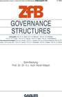 Buchcover Governance Structures