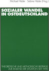 Buchcover Sozialer Wandel in Ostdeutschland