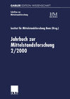 Buchcover Jahrbuch zur Mittelstandsforschung 2/2000