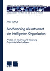 Buchcover Benchmarking als Instrument der Intelligenten Organisation