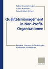 Buchcover Qualitätsmanagement in Non-Profit-Organisationen