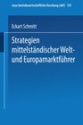 Buchcover Strategien mittelständischer Welt- und Europamarktführer