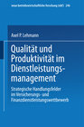 Buchcover Qualität und Produktivität im Dienstleistungsmanagement