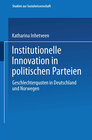 Buchcover Institutionelle Innovation in politischen Parteien