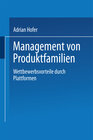 Buchcover Management von Produktfamilien