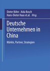 Buchcover Deutsche Unternehmen in China