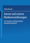 Buchcover Interne und externe Markenerweiterungen