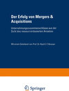Buchcover Der Erfolg von Mergers & Acquisitions