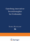 Buchcover Erprobung innovativer Investitionsgüter bei Erstkunden