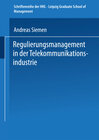 Buchcover Regulierungsmanagement in der Telekommunikationsindustrie