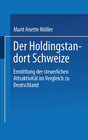 Buchcover Der Holdingstandort Schweiz
