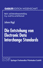 Buchcover Die Entstehung von Electronic Data Interchange Standards