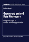 Buchcover Groupware enabled Data Warehouse