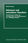 Buchcover Holocaust und autoritärer Charakter