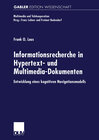 Buchcover Informationsrecherche in Hypertext- und Multimedia-Dokumenten