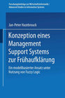 Buchcover Konzeption eines Management Support Systems zur Frühaufklärung