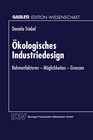 Buchcover Ökologisches Industriedesign