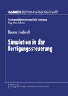 Buchcover Simulation in der Fertigungssteuerung