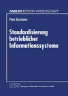 Buchcover Standardisierung betrieblicher Informationssysteme
