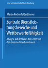 Buchcover Zentrale Dienstleistungsbereiche und Wettbewerbsfähigkeit