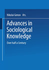 Buchcover Advances in Sociological Knowledge