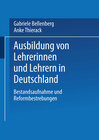 Buchcover Ausbildung von Lehrerinnen und Lehrern in Deutschland