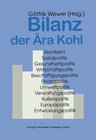 Buchcover Bilanz der Ära Kohl