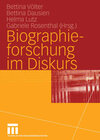 Buchcover Biographieforschung im Diskurs
