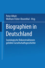 Buchcover Biographien in Deutschland
