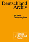 Buchcover Deutschland Archiv
