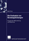 Buchcover Die Evaluation von Beratungsleistungen