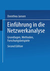 Buchcover Einführung in die Netzwerkanalyse