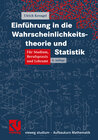 Buchcover Einführung in die Wahrscheinlichkeitstheorie und Statistik