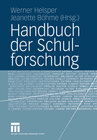 Buchcover Handbuch der Schulforschung