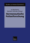 Buchcover Hermeneutische Polizeiforschung