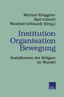 Buchcover Institution Organisation Bewegung