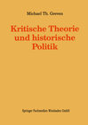 Buchcover Kritische Theorie und historische Politik