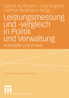 Buchcover Leistungsmessung und -vergleich in Politik und Verwaltung