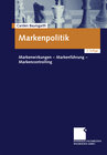 Buchcover Markenpolitik