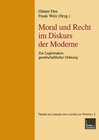 Buchcover Moral und Recht im Diskurs der Moderne