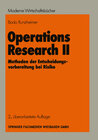 Buchcover Operations Research II