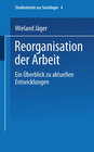 Buchcover Reorganisation der Arbeit