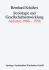 Buchcover Soziologie und Gesellschaftsentwicklung