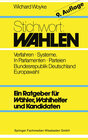 Buchcover Stichwort: Wahlen