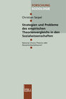 Buchcover Strategien und Probleme des empirischen Theorienvergleichs in den Sozialwissenschaften