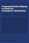 Buchcover Vergangenheitsbewältigung am Ende des zwanzigsten Jahrhunderts