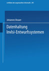 Buchcover Datenhaltung in VLSI-Entwurfssystemen