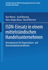 Buchcover ISDN-Einsatz in einem mittelständischen Handelsunternehmen